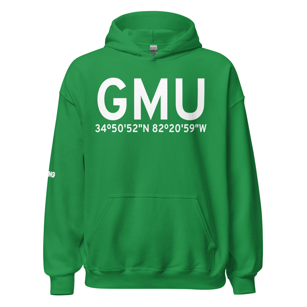 Greenville (KGMU) Airport Hoodie Sweatshirt 