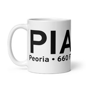 Peoria (KPIA) Airport Mug