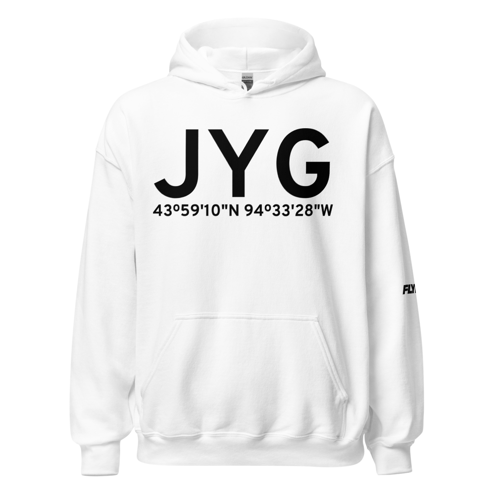 St James (KJYG) Airport Hoodie Sweatshirt 