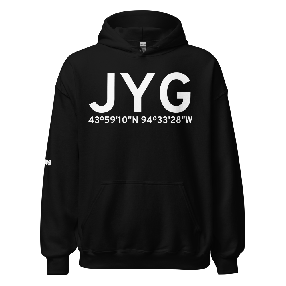 St James (KJYG) Airport Hoodie Sweatshirt 
