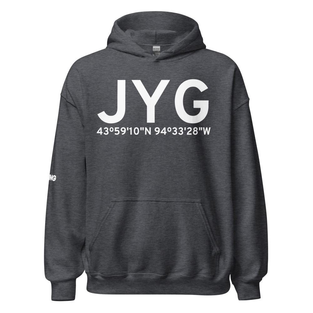 St James (KJYG) Airport Hoodie Sweatshirt 