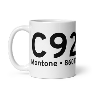 Mentone (C92) Airport Mug