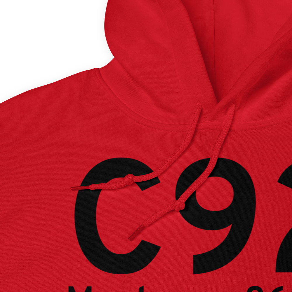 Mentone (C92) Airport Hoodie Sweatshirt 