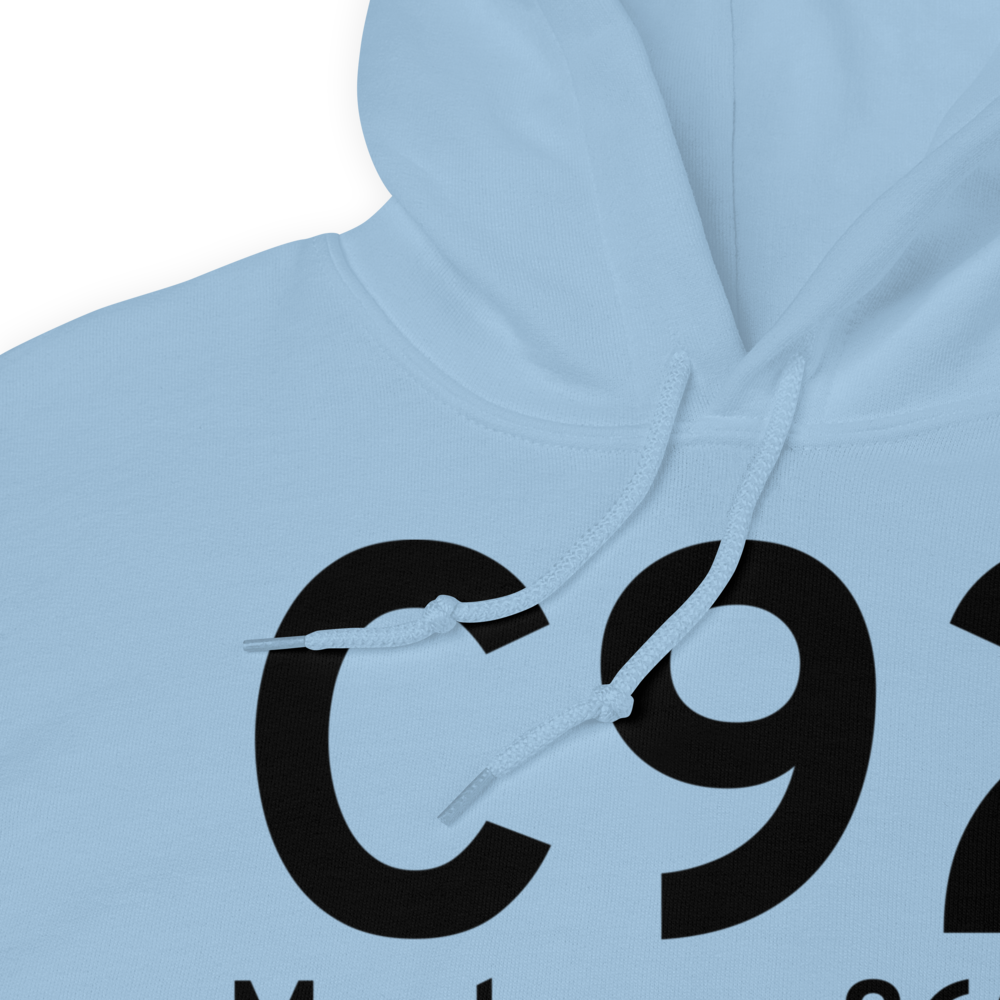 Mentone (C92) Airport Hoodie Sweatshirt 