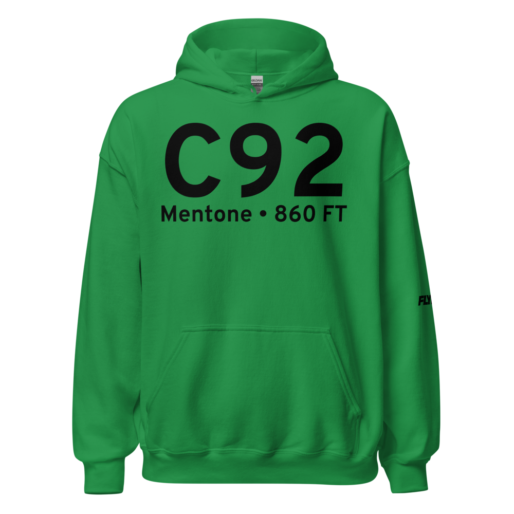 Mentone (C92) Airport Hoodie Sweatshirt 