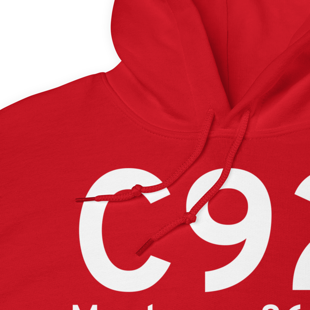 Mentone (C92) Airport Hoodie Sweatshirt 