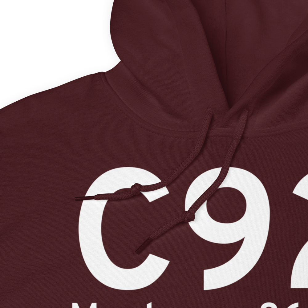 Mentone (C92) Airport Hoodie Sweatshirt 
