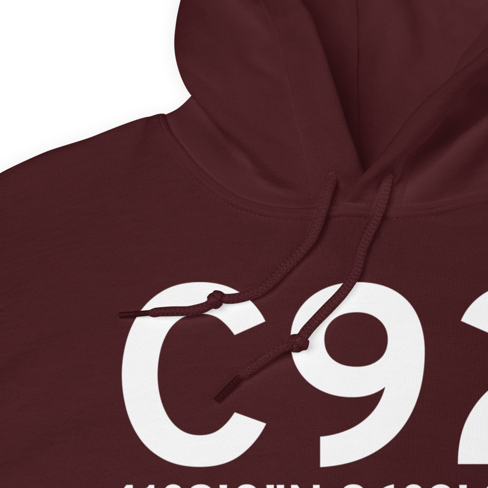 Mentone (C92) Airport Hoodie Sweatshirt 