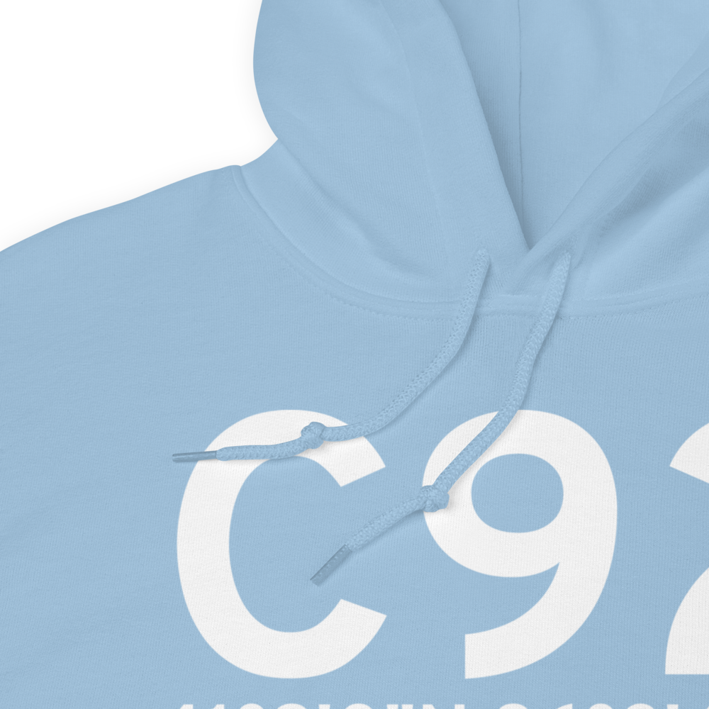 Mentone (C92) Airport Hoodie Sweatshirt 