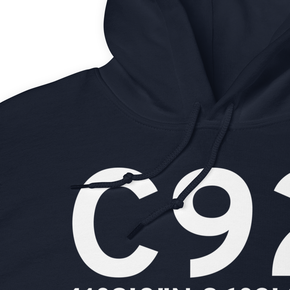 Mentone (C92) Airport Hoodie Sweatshirt 