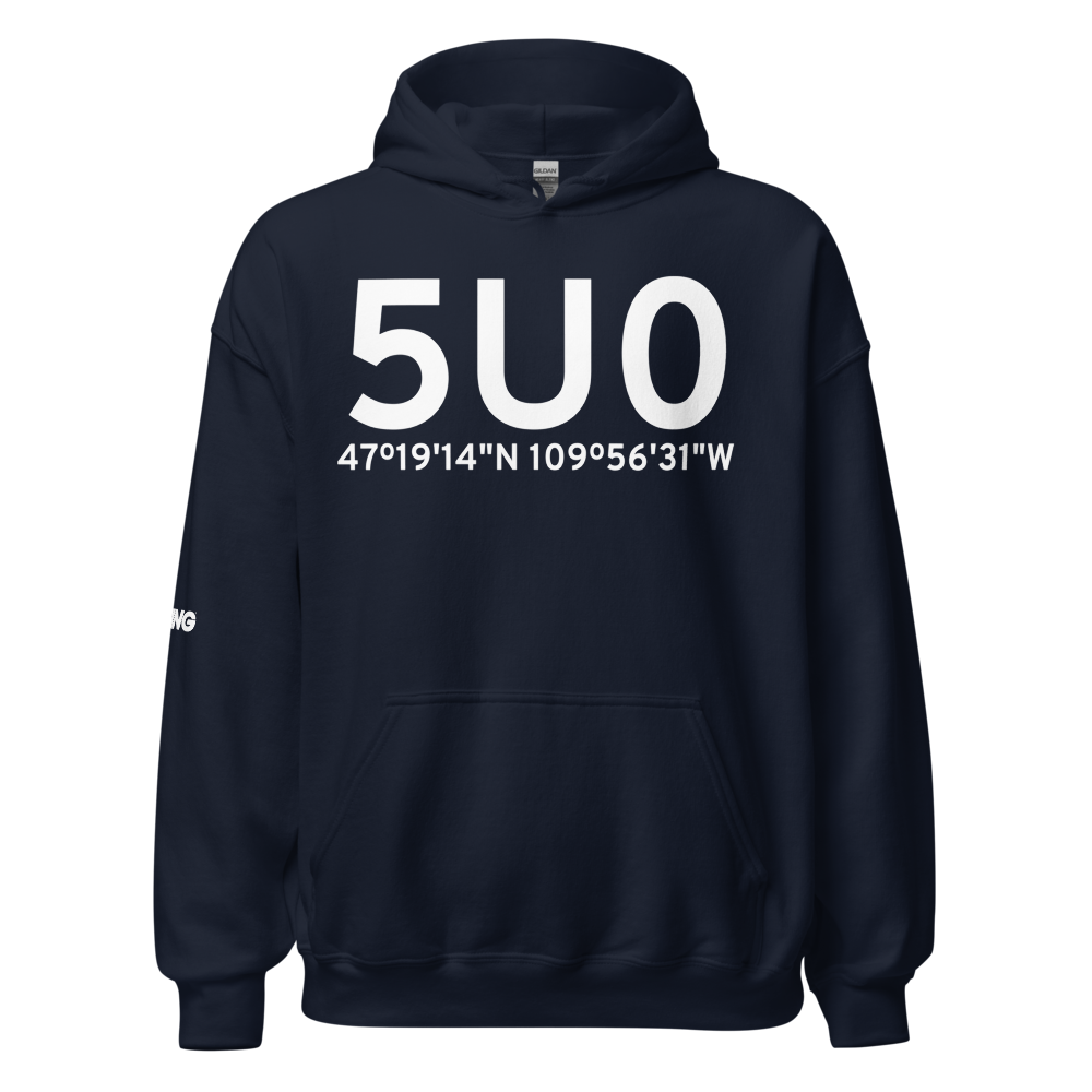 Denton (5U0) Airport Hoodie Sweatshirt 