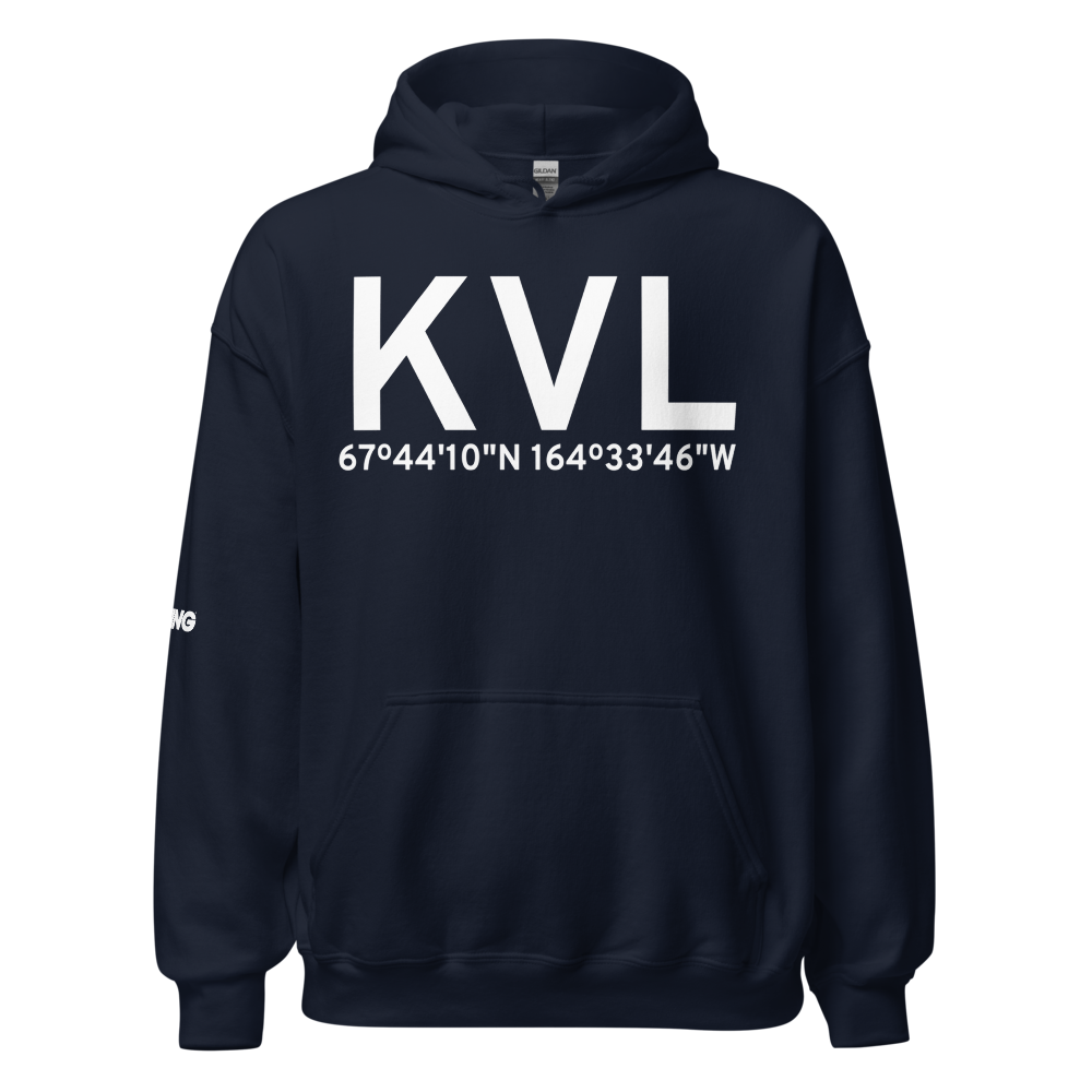 Kivalina (PAVL) Airport Hoodie Sweatshirt 