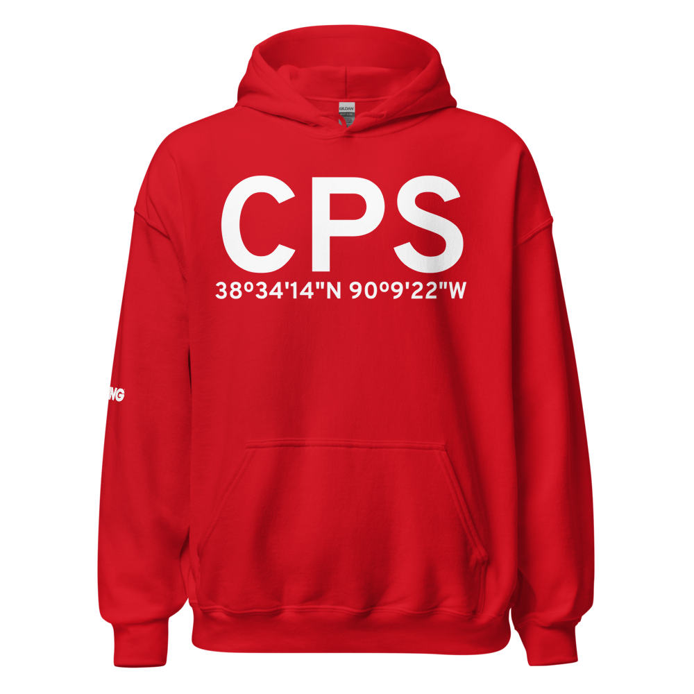Cahokia/St Louis (KCPS) Airport Hoodie Sweatshirt 