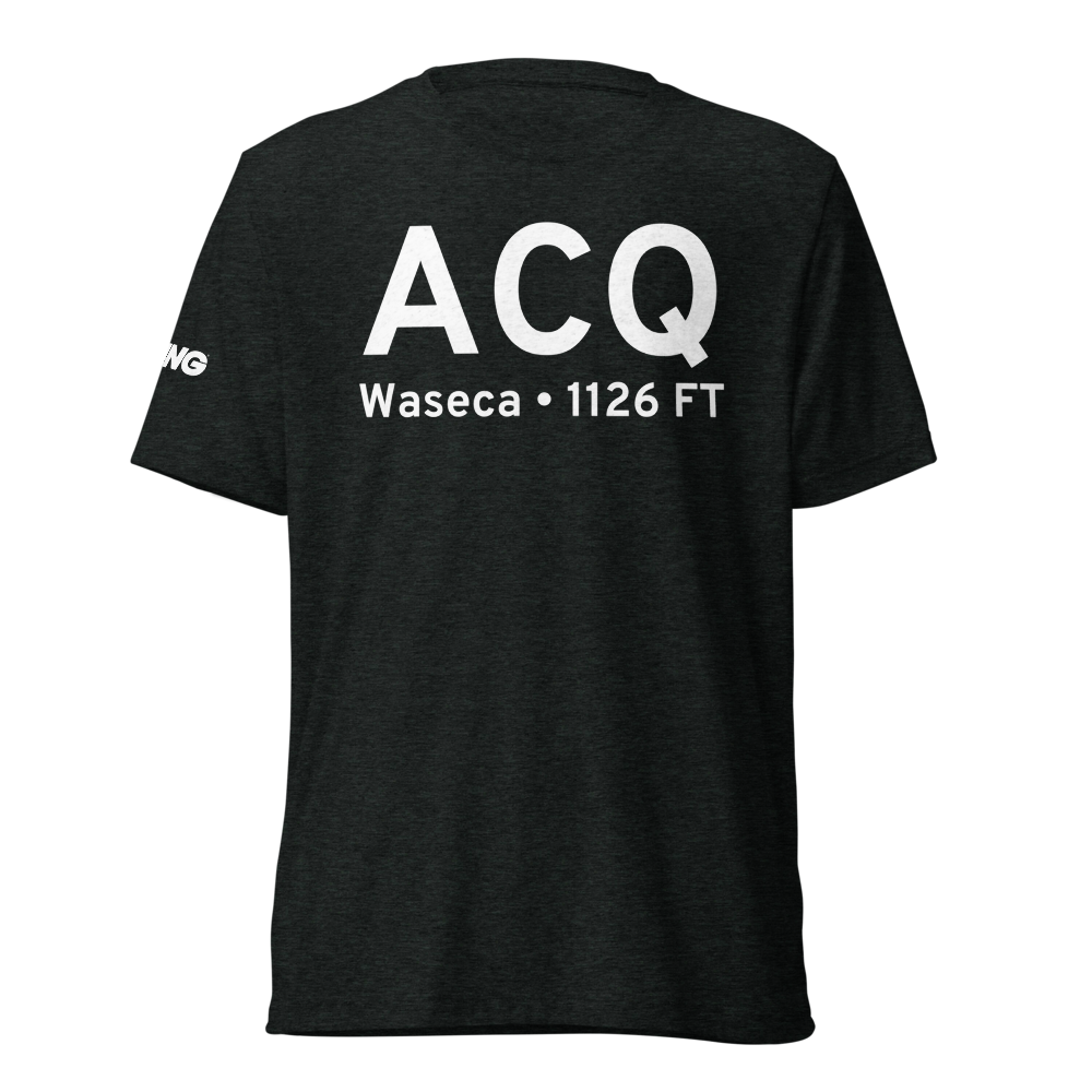 Waseca (KACQ) Airport Tri-blend T-Shirt 