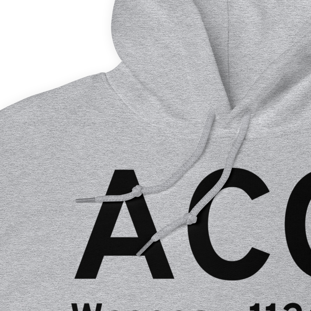 Waseca (KACQ) Airport Hoodie Sweatshirt 