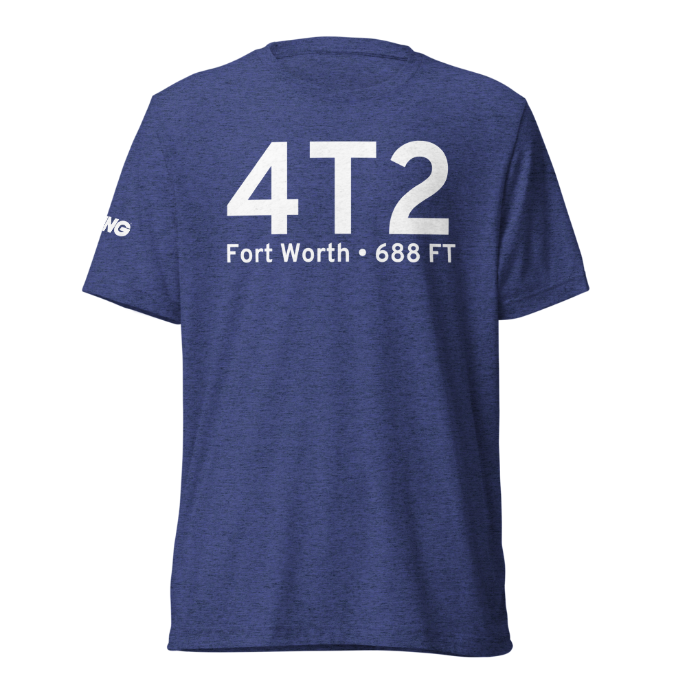 Fort Worth (K4T2) Airport Tri-blend T-Shirt 