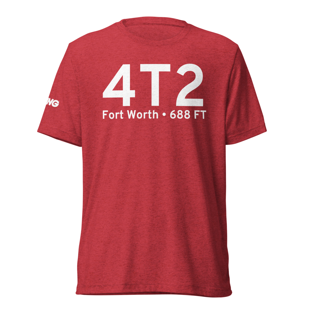 Fort Worth (K4T2) Airport Tri-blend T-Shirt 