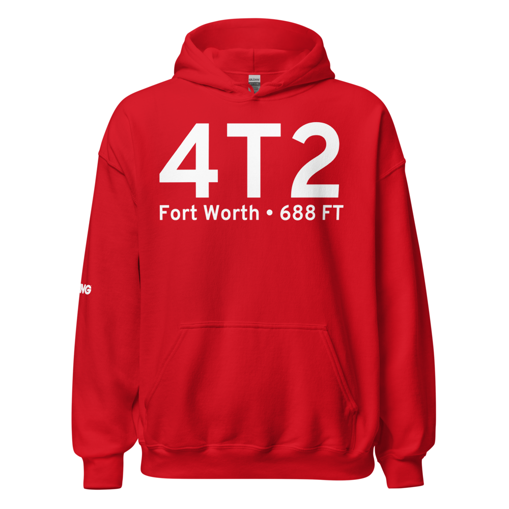 Fort Worth (K4T2) Airport Hoodie Sweatshirt 