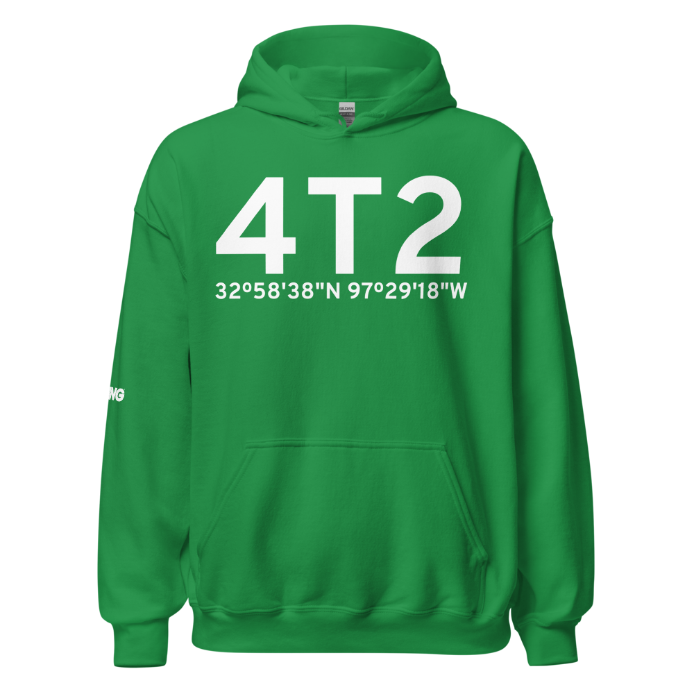 Fort Worth (K4T2) Airport Hoodie Sweatshirt 