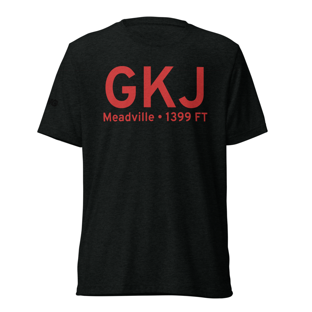 Meadville (KGKJ) Airport Tri-blend T-Shirt 