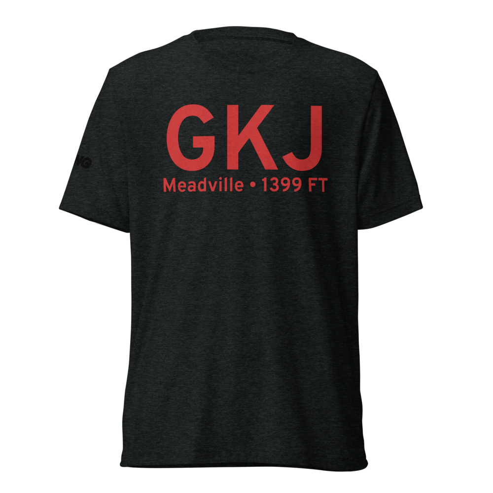 Meadville (KGKJ) Airport Tri-blend T-Shirt 