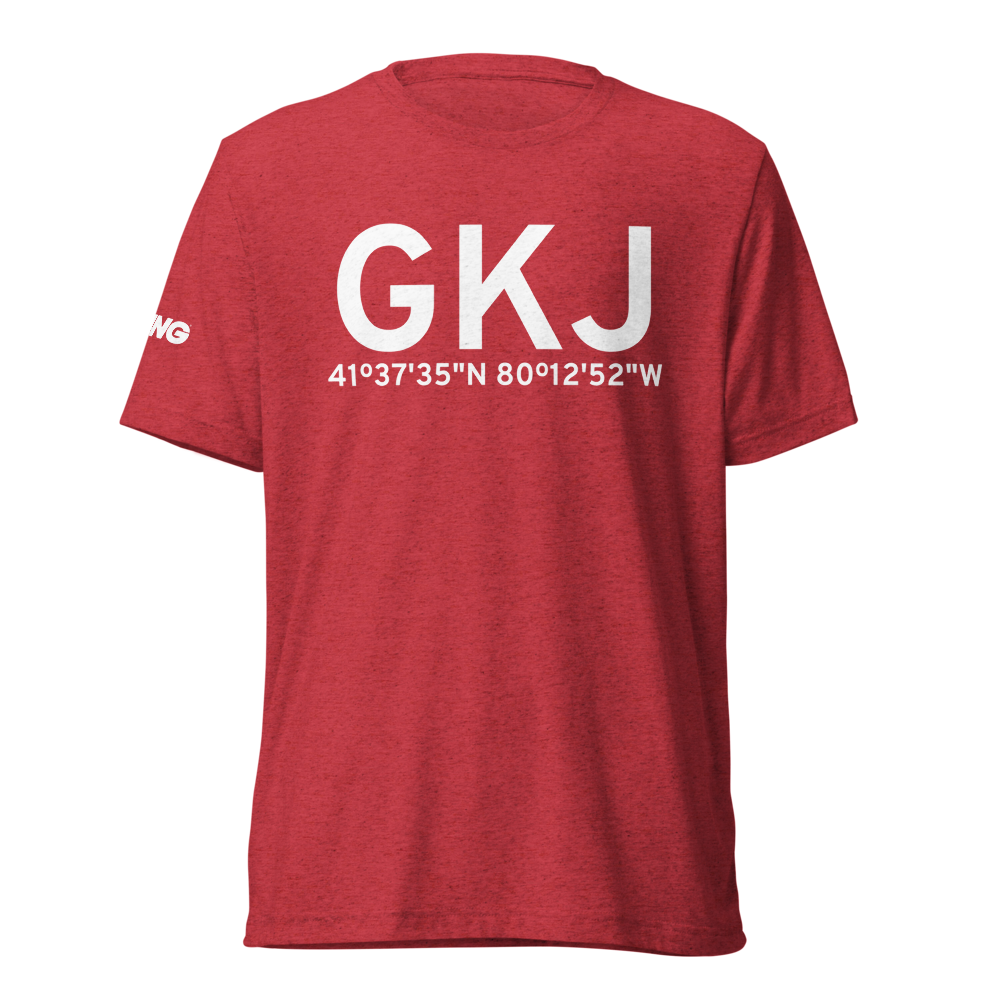 Meadville (KGKJ) Airport Tri-blend T-Shirt 