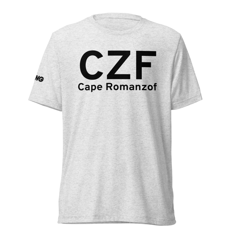 Cape Romanzof (PACZ) Airport Tri-blend T-Shirt 