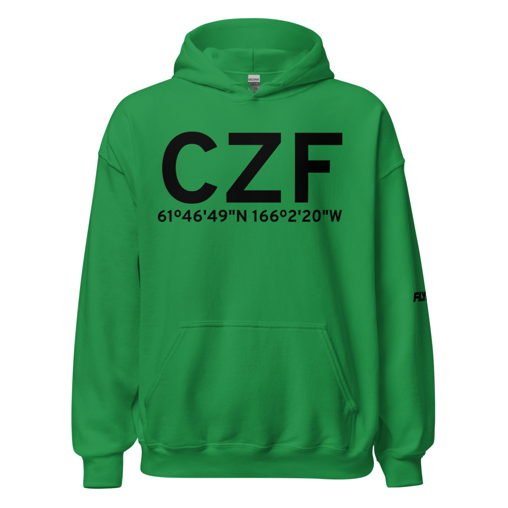 Cape Romanzof (PACZ) Airport Hoodie Sweatshirt 
