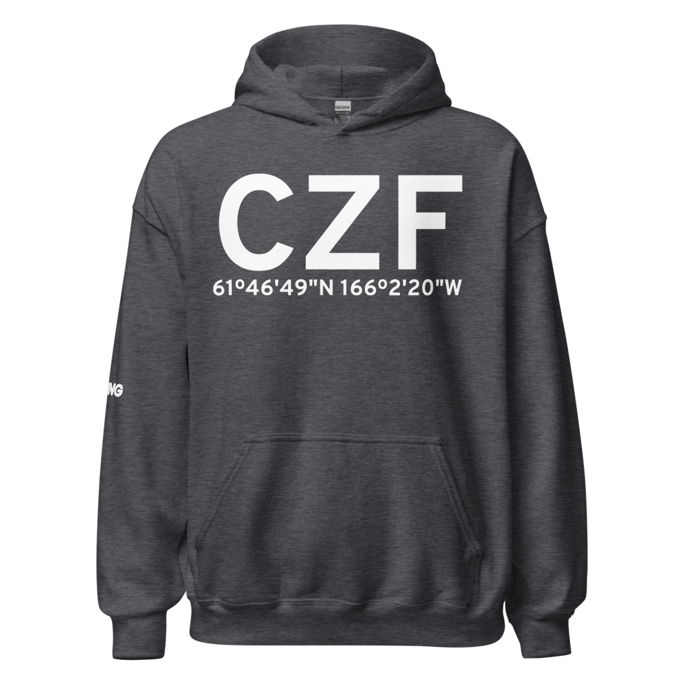 Cape Romanzof (PACZ) Airport Hoodie Sweatshirt 