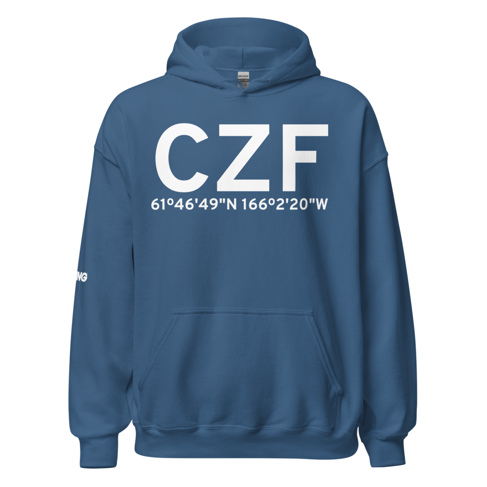 Cape Romanzof (PACZ) Airport Hoodie Sweatshirt 