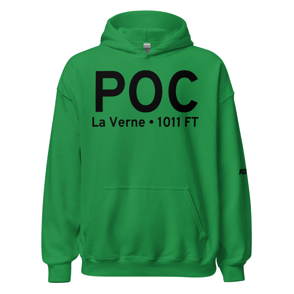 La Verne (KPOC) Airport Hoodie Sweatshirt 