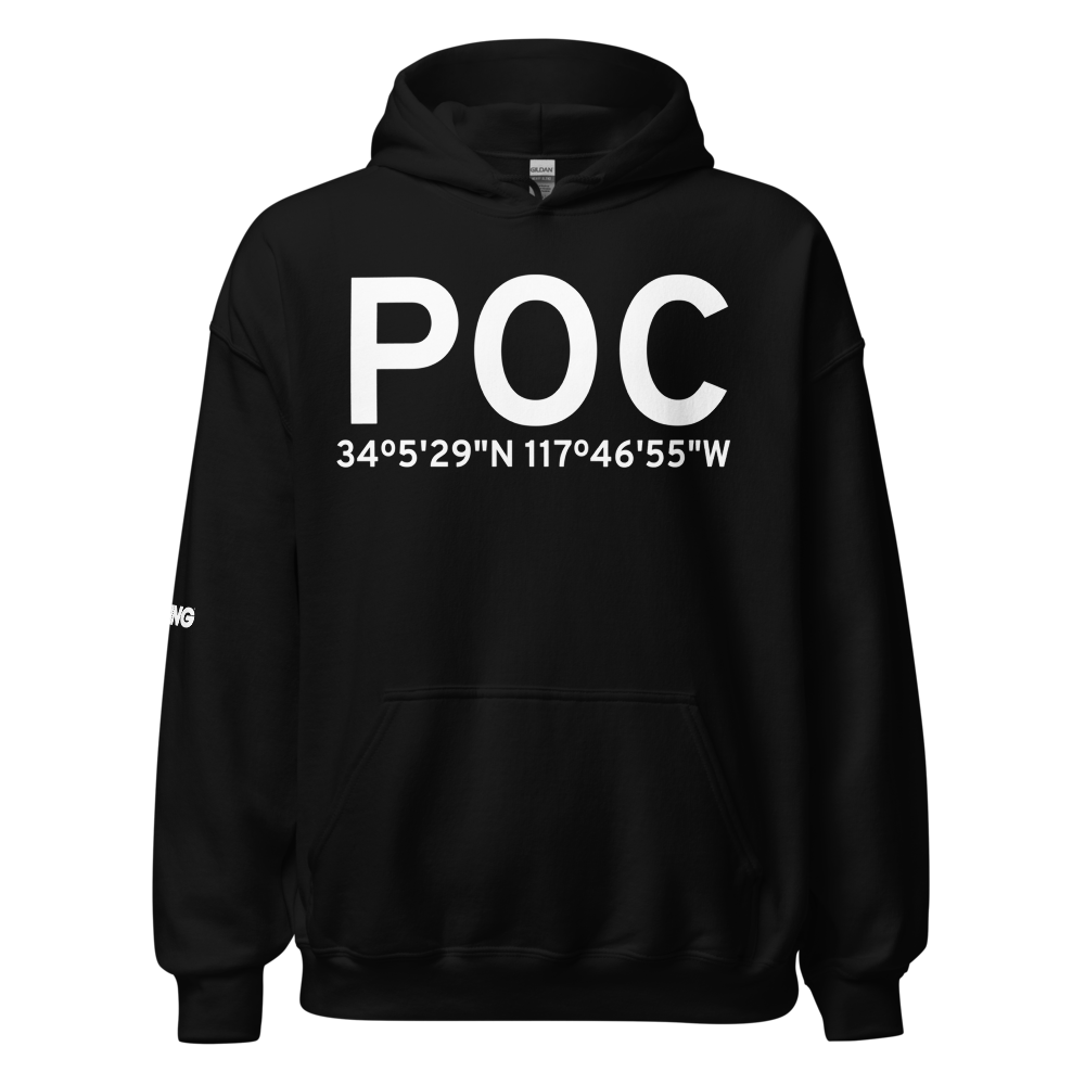 La Verne (KPOC) Airport Hoodie Sweatshirt 