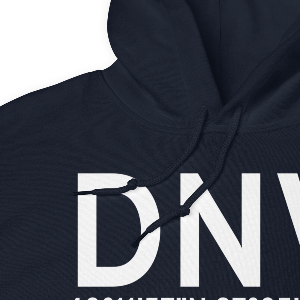 Danville (KDNV) Airport Hoodie Sweatshirt 