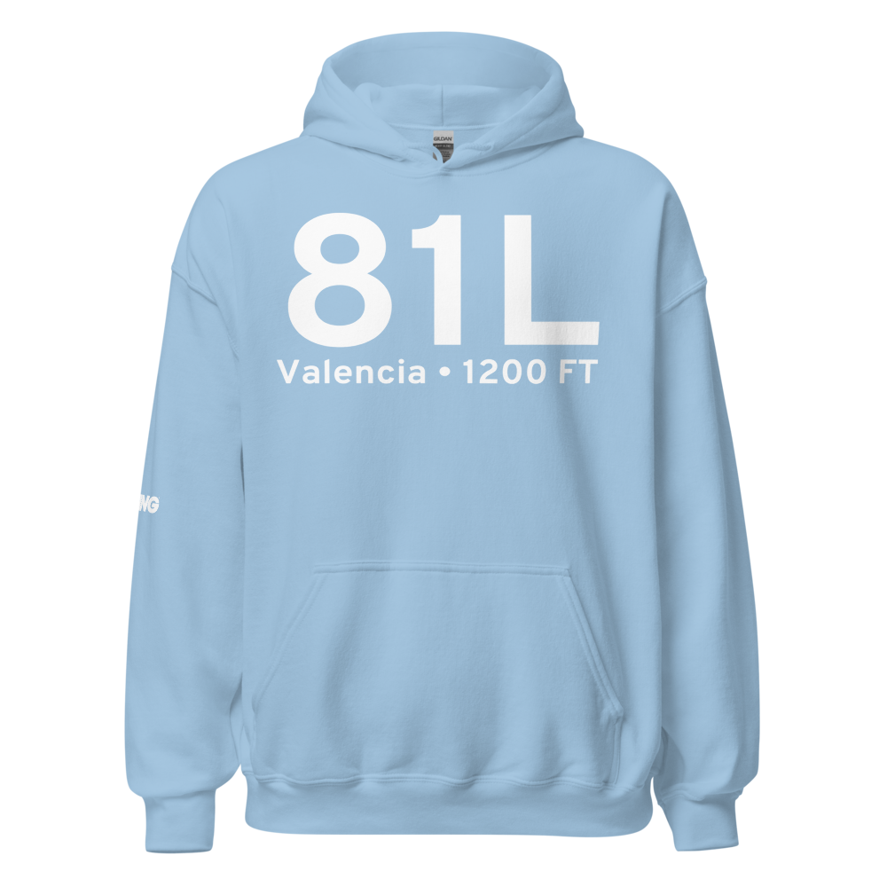 Valencia (81L) Airport Hoodie Sweatshirt 