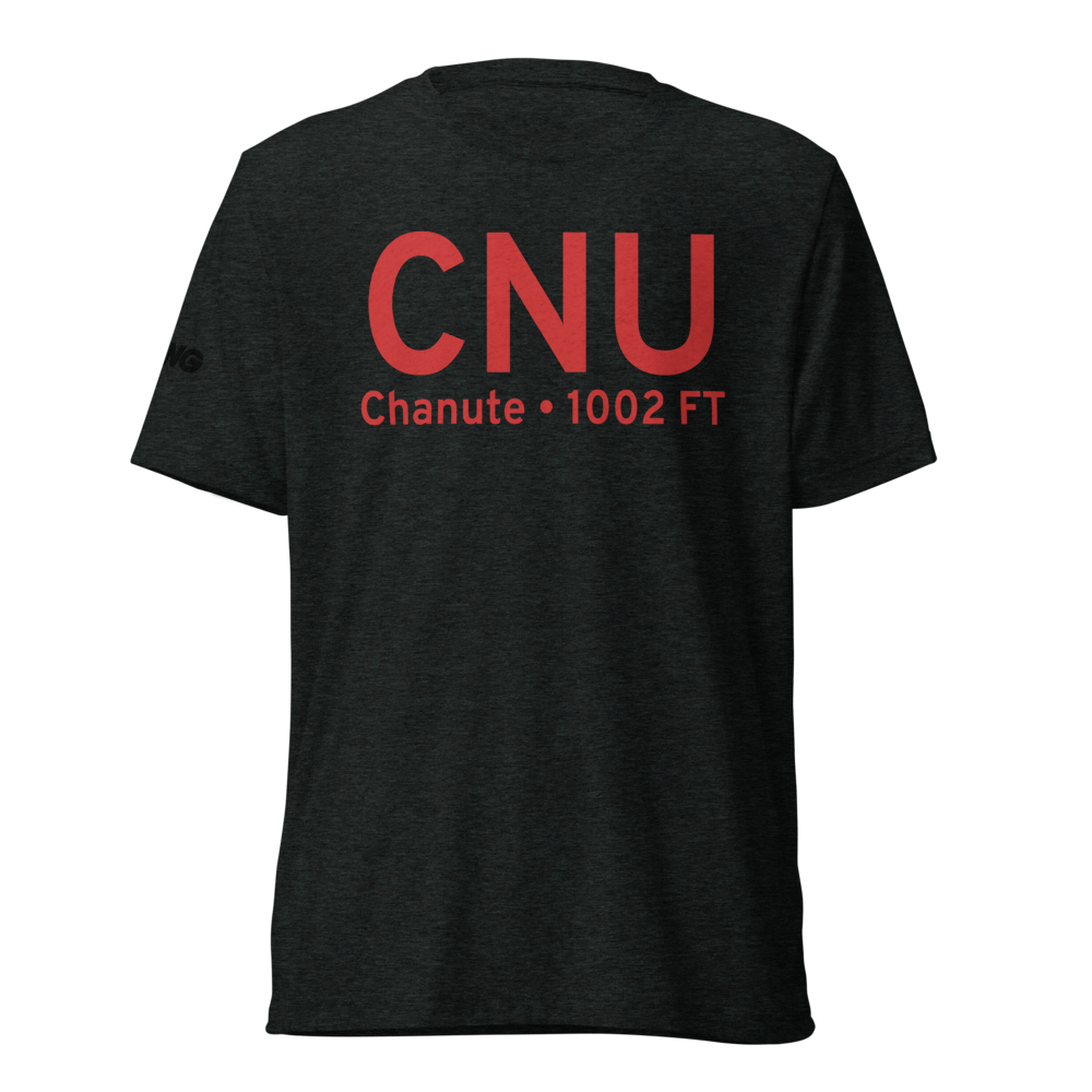 Chanute (KCNU) Airport Tri-blend T-Shirt 