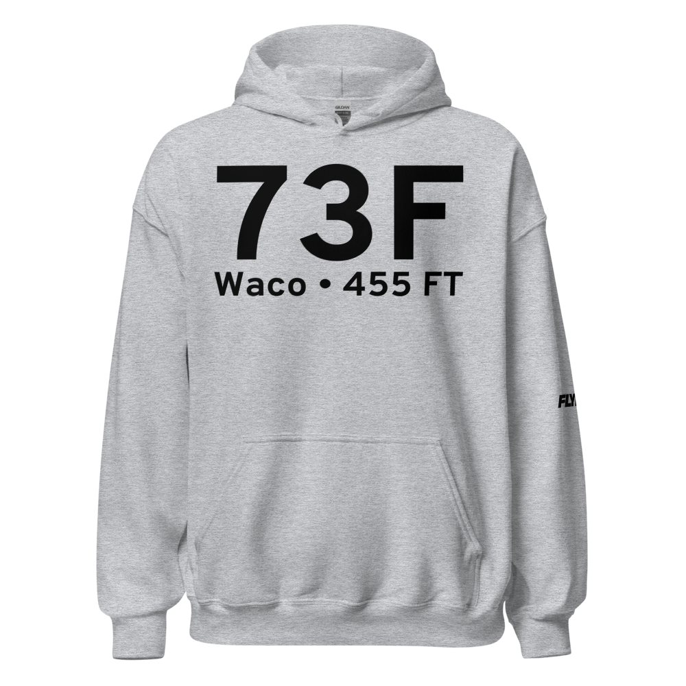 Waco (73F) Airport Hoodie Sweatshirt 