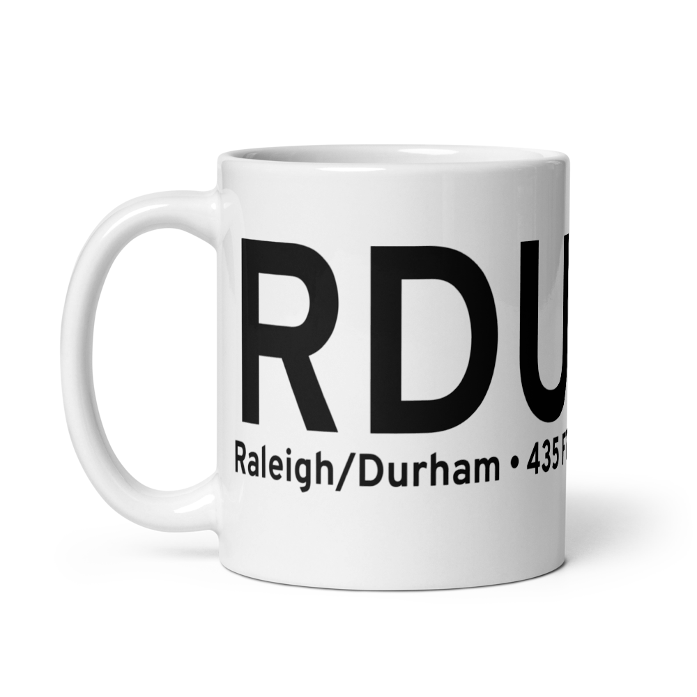 Raleigh/Durham (KRDU) Airport Mug 