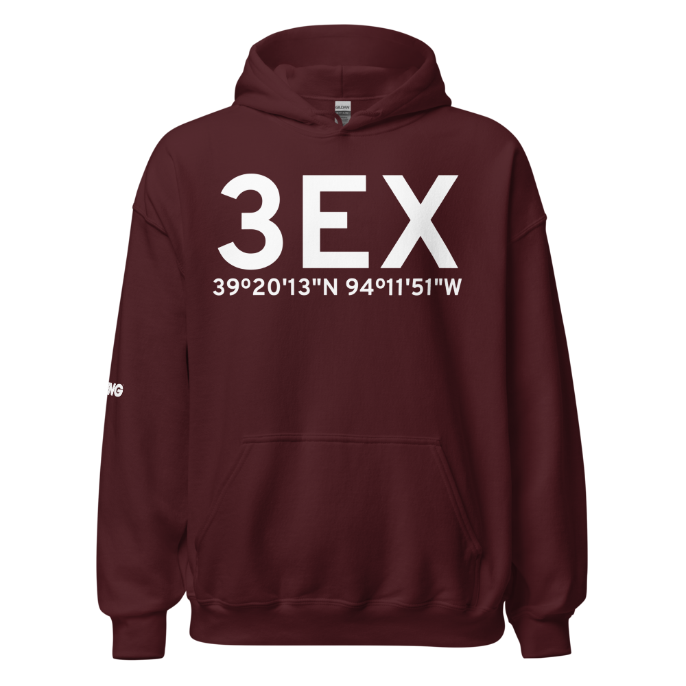 Excelsior Springs (3EX) Airport Hoodie Sweatshirt 