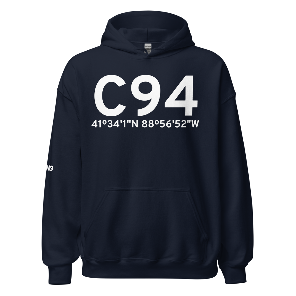 Earlville (C94) Airport Hoodie Sweatshirt 