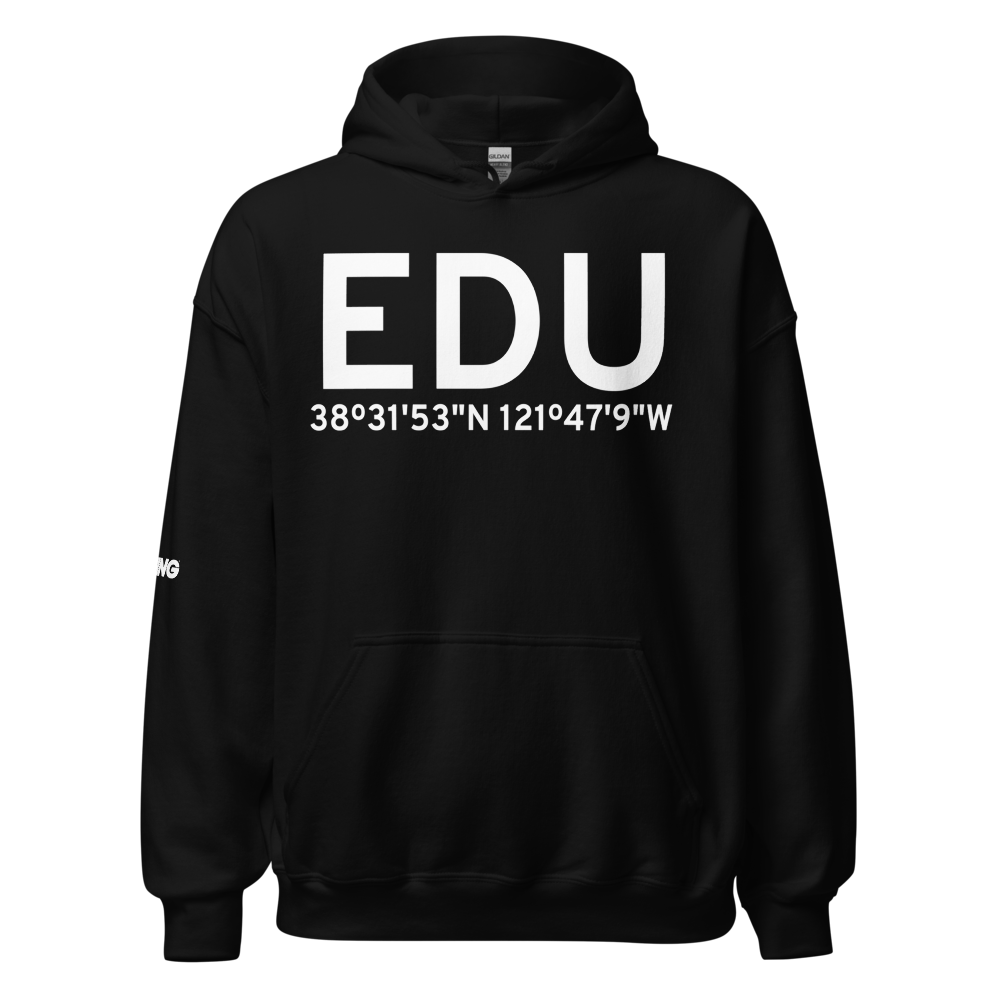 Davis (KEDU) Airport Hoodie Sweatshirt 