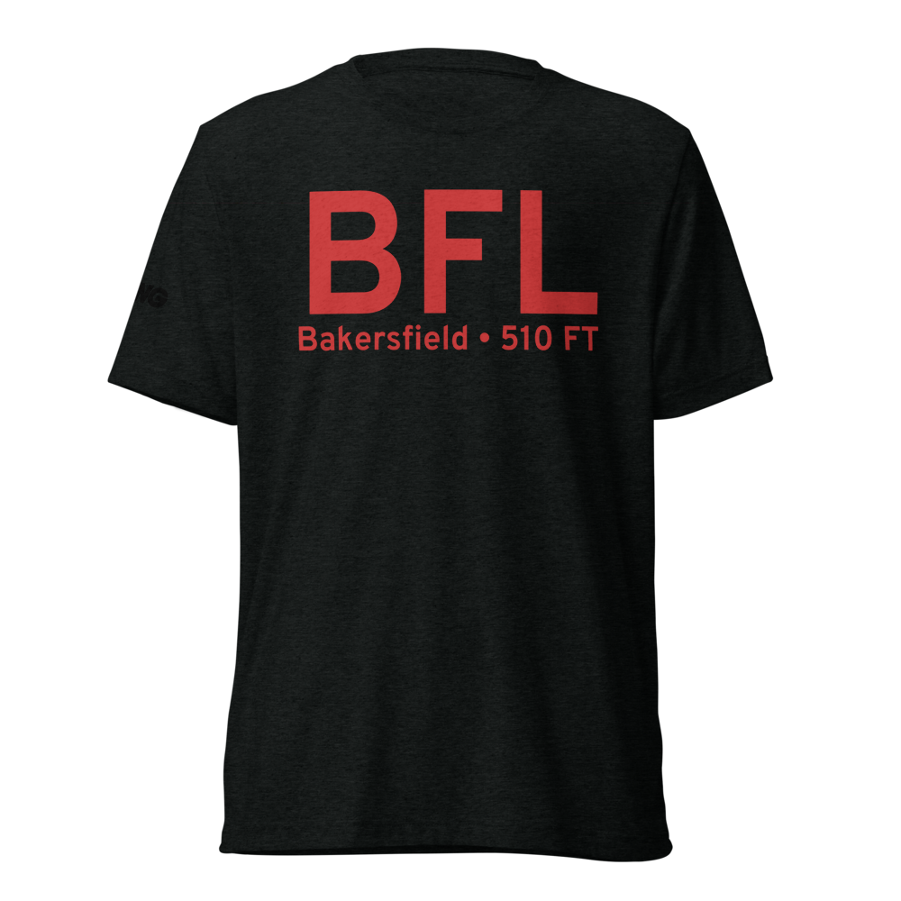 Bakersfield (KBFL) Airport Tri-blend T-Shirt 