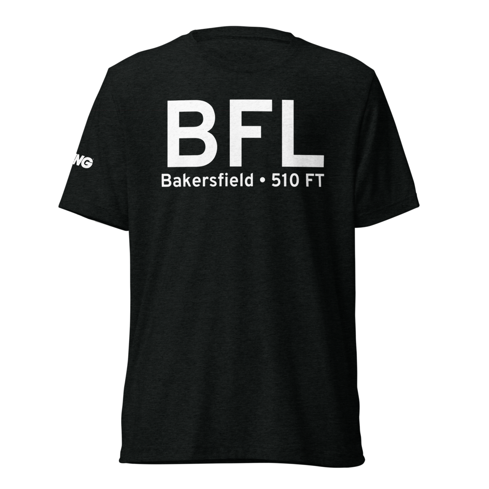 Bakersfield (KBFL) Airport Tri-blend T-Shirt 