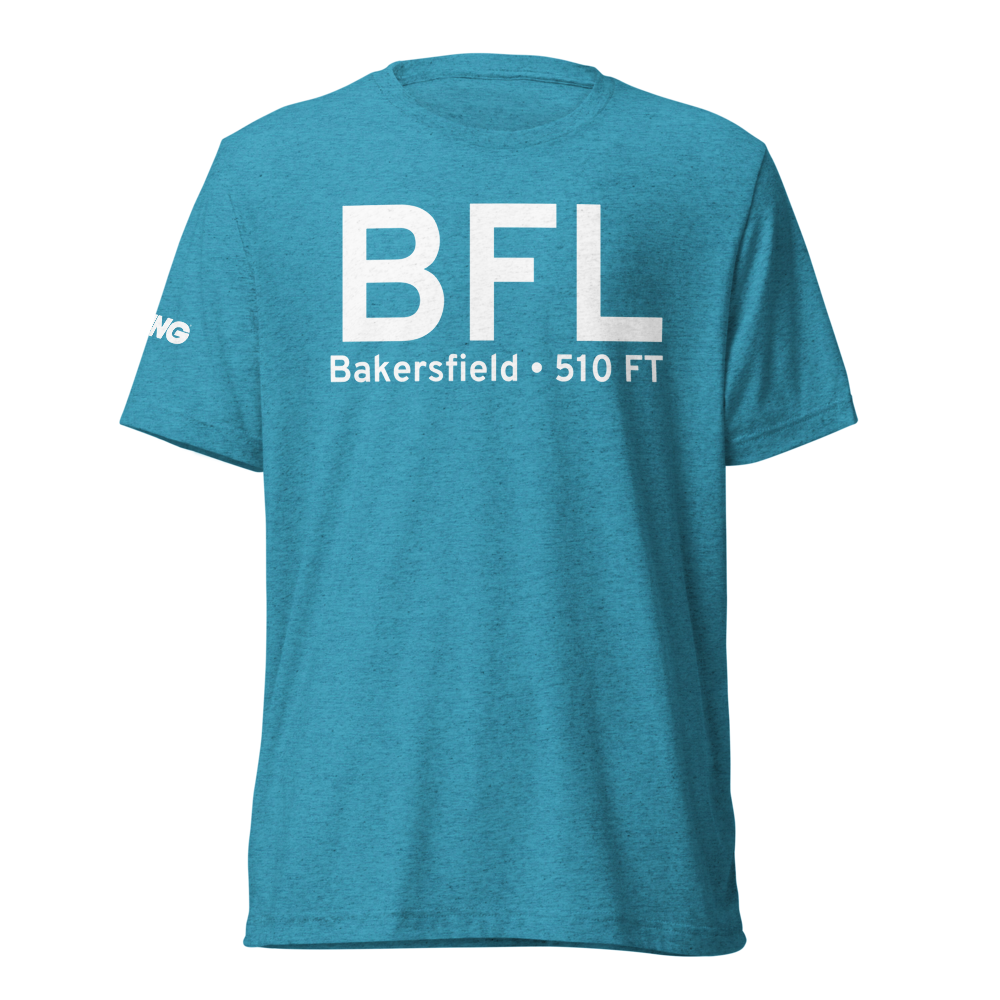 Bakersfield (KBFL) Airport Tri-blend T-Shirt 
