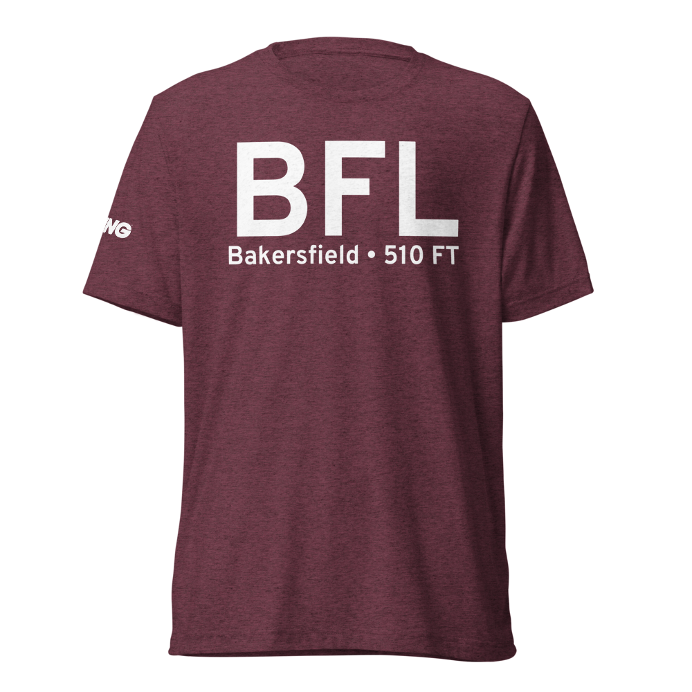 Bakersfield (KBFL) Airport Tri-blend T-Shirt 