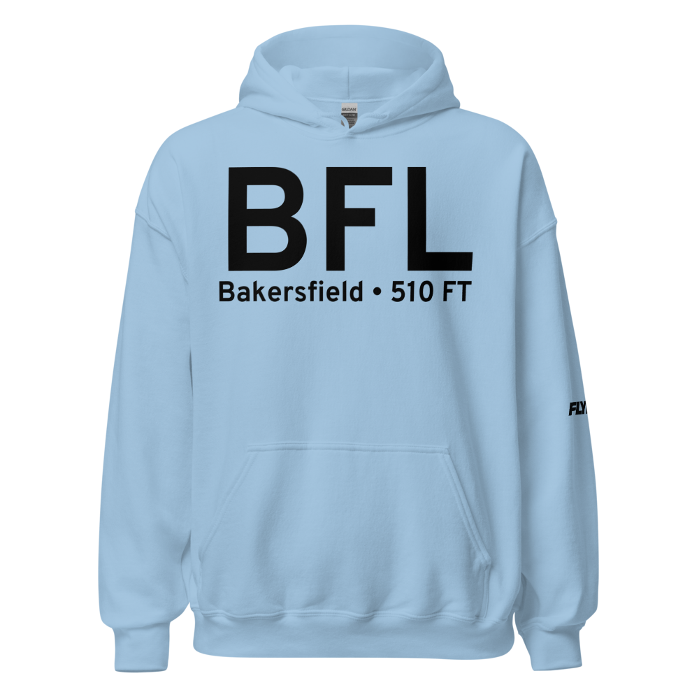 Bakersfield (KBFL) Airport Hoodie Sweatshirt 