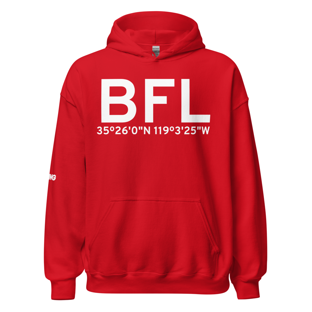 Bakersfield (KBFL) Airport Hoodie Sweatshirt 