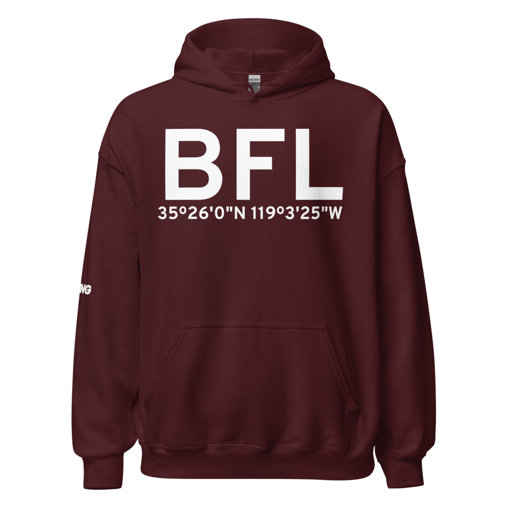 Bakersfield (KBFL) Airport Hoodie Sweatshirt 