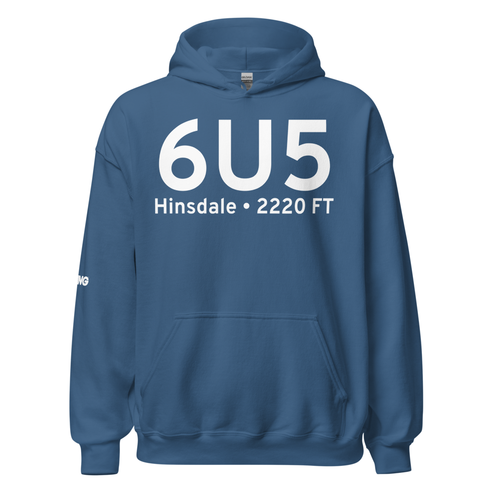 Hinsdale (6U5) Airport Hoodie Sweatshirt 