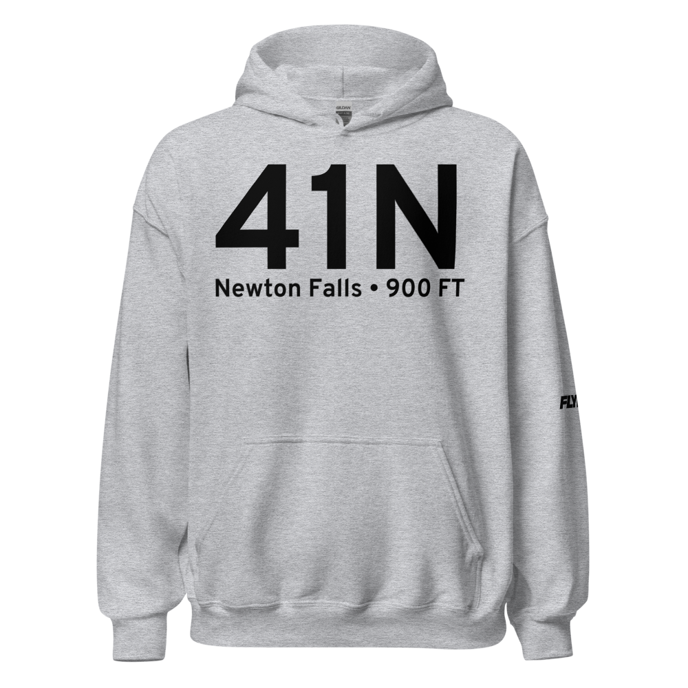 Newton Falls (K41N) Airport Hoodie Sweatshirt 