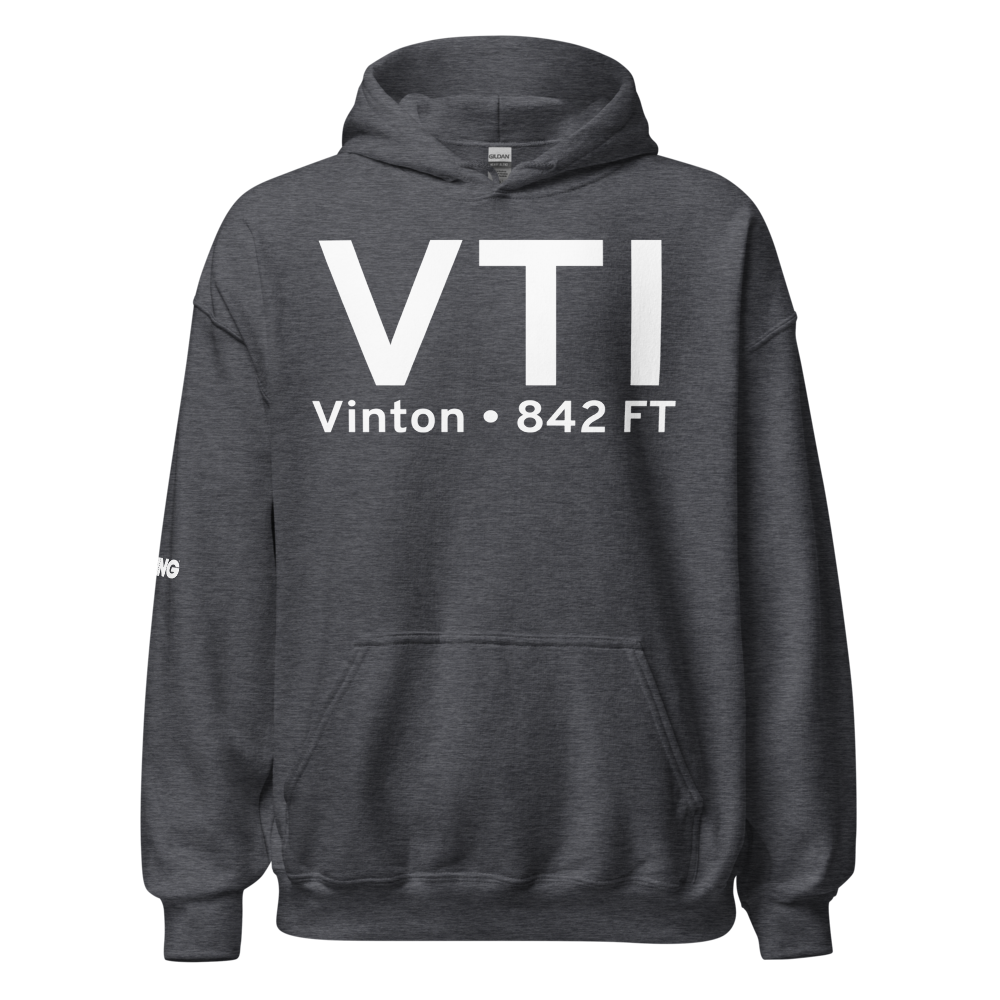 Vinton (KVTI) Airport Hoodie Sweatshirt 
